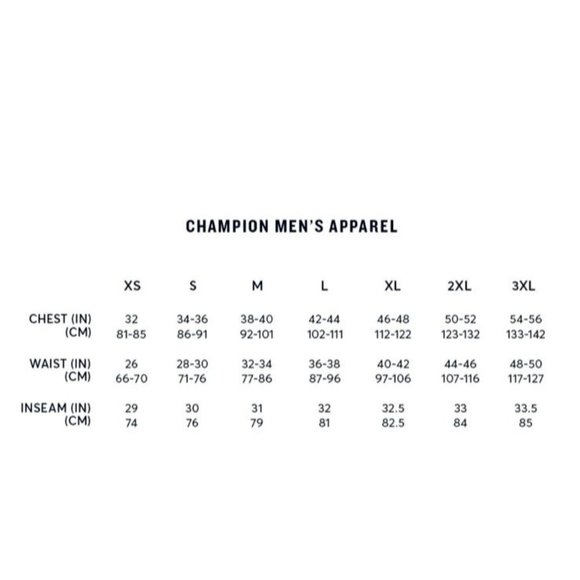 Champion Men's Powerblend Pullover Hoodie Hooded Sweatshirt Blue Script  -M - Picture 5 of 5